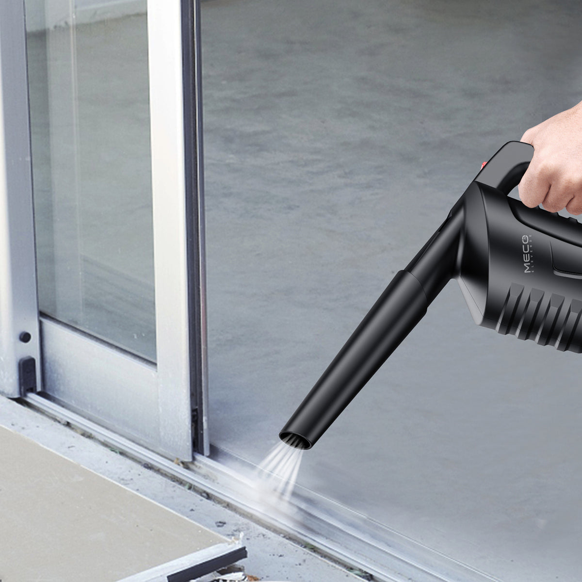 MECO TurboJet 550 Electric Air Duster | High-Pressure 550W Motor, Extra-Long 10ft Cord & 8-Piece Pro Nozzle Kit | Eco-Friendly Compressed Air Alternative for PC, Laptop, & Tower Cleaning